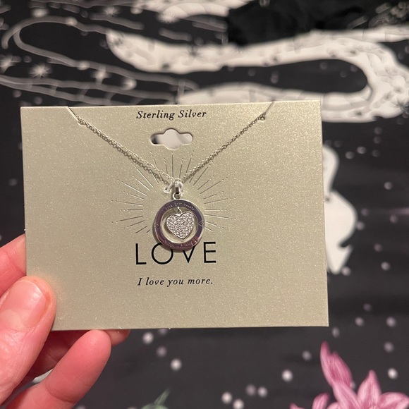 Target Sterling Silver Heart Necklace - Picture 1 of 3